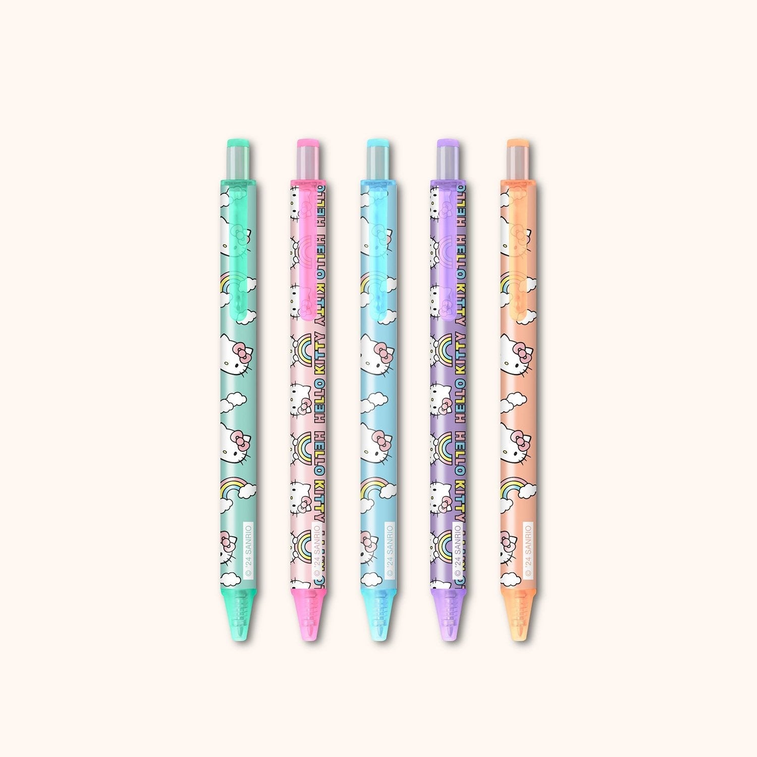 Hello Kitty x Studio Oh! Classic Blue Gel Pens Free Shipping Looking For