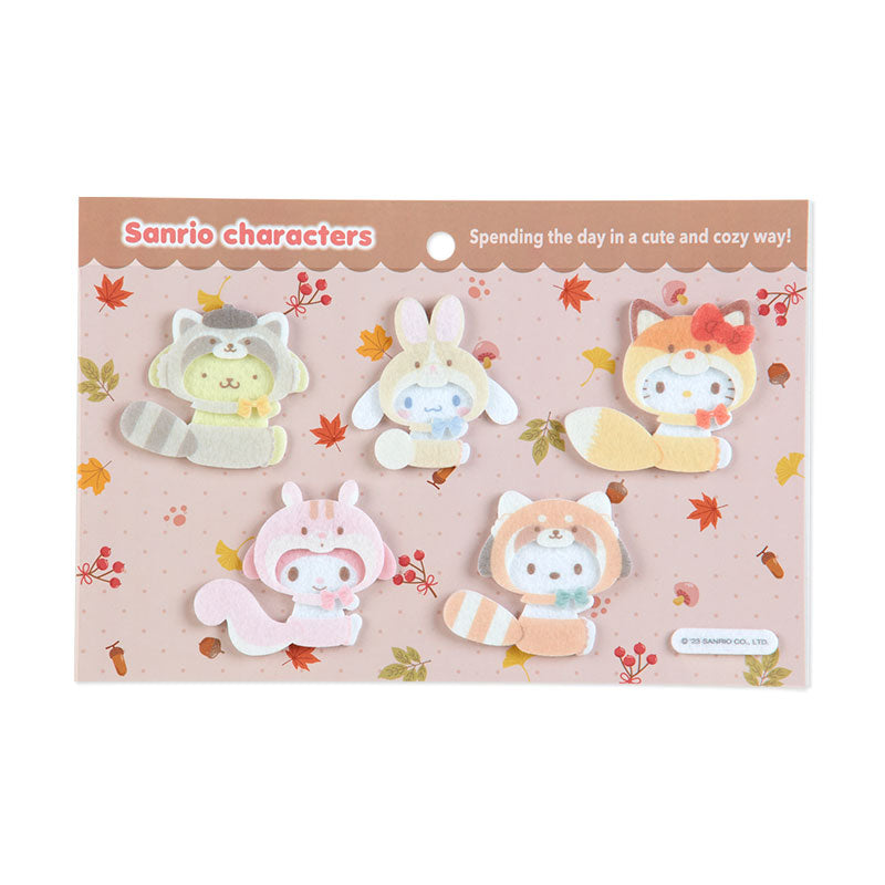 Sanrio Characters 5-pc Felt Sticker Set (Forest Friends Series) Cheapest For Sale
