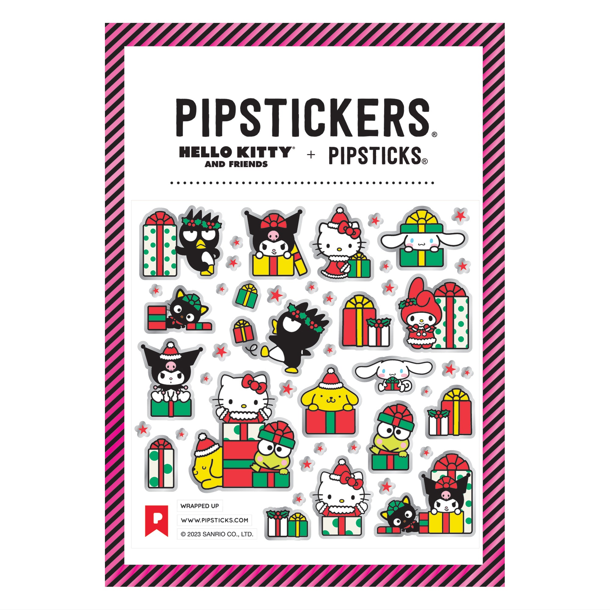 Hello Kitty And Friends x Pipsticks Wrapped Up Sticker Sheet Sast