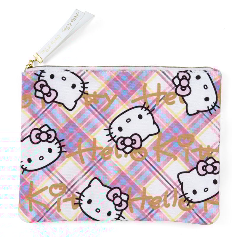 Hello Kitty 2-Piece Pouch Set (Hello Kitty Dress Tartan Series) 2025 Sale Online