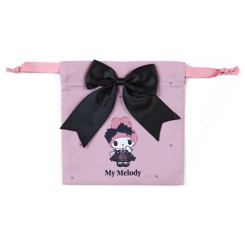 My Melody Lolita MeloKuro Drawstring Bag Clearance Pre Order