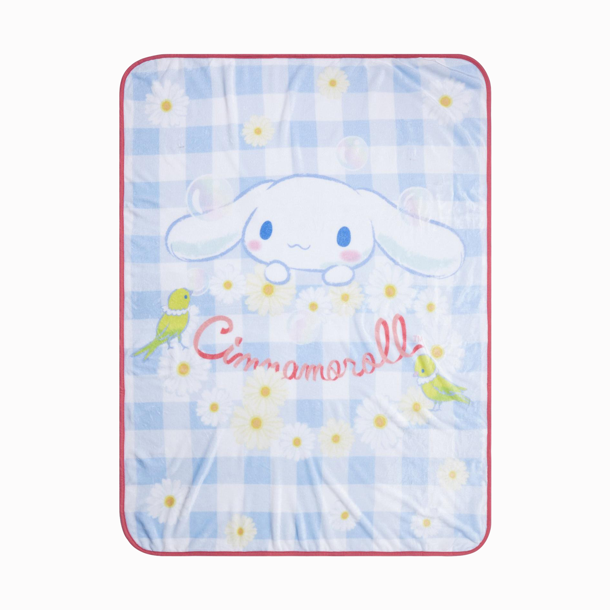 Cinnamoroll Blue Gingham Throw Blanket The Cheapest For Sale