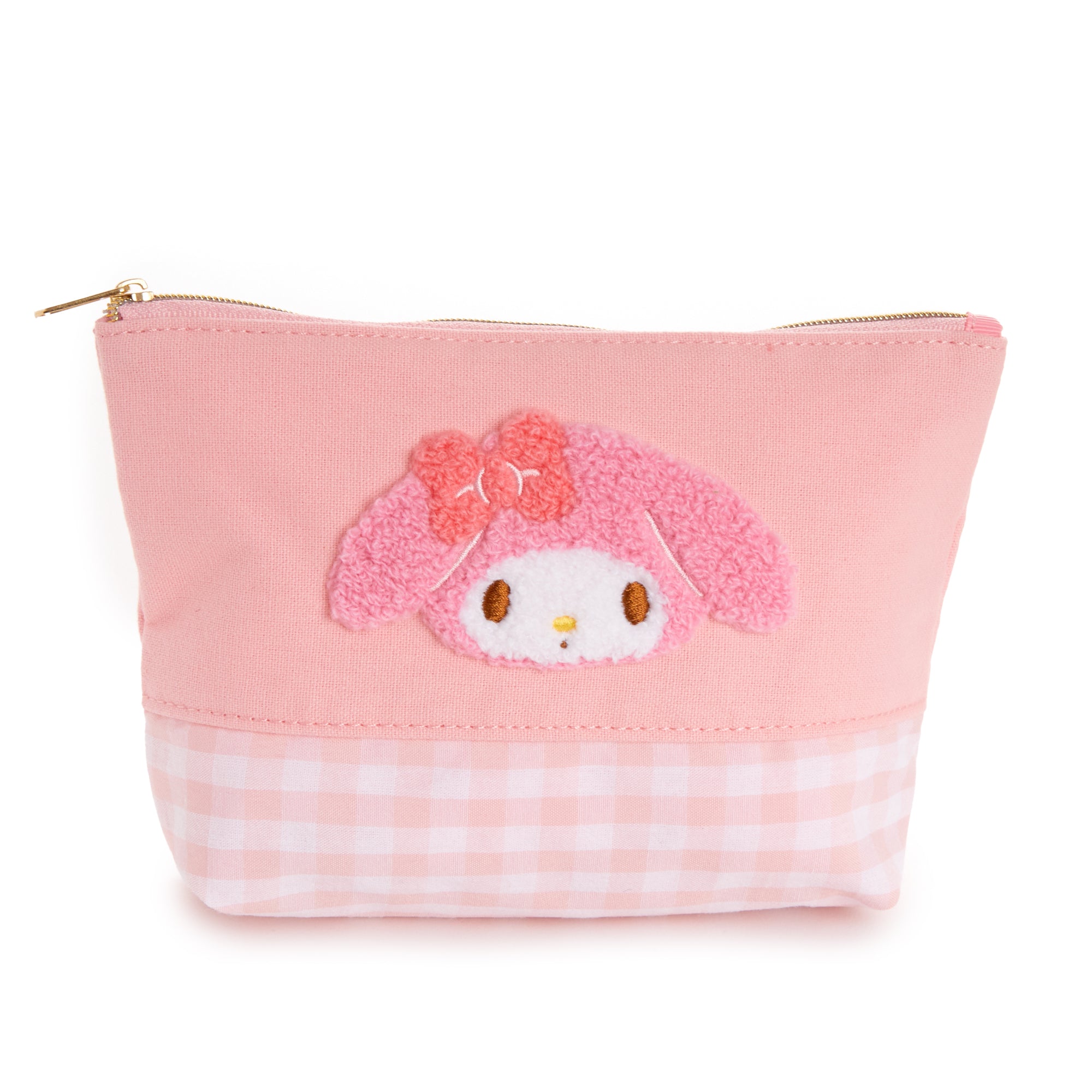 My Melody Chenille Gingham Zipper Pouch Sale View