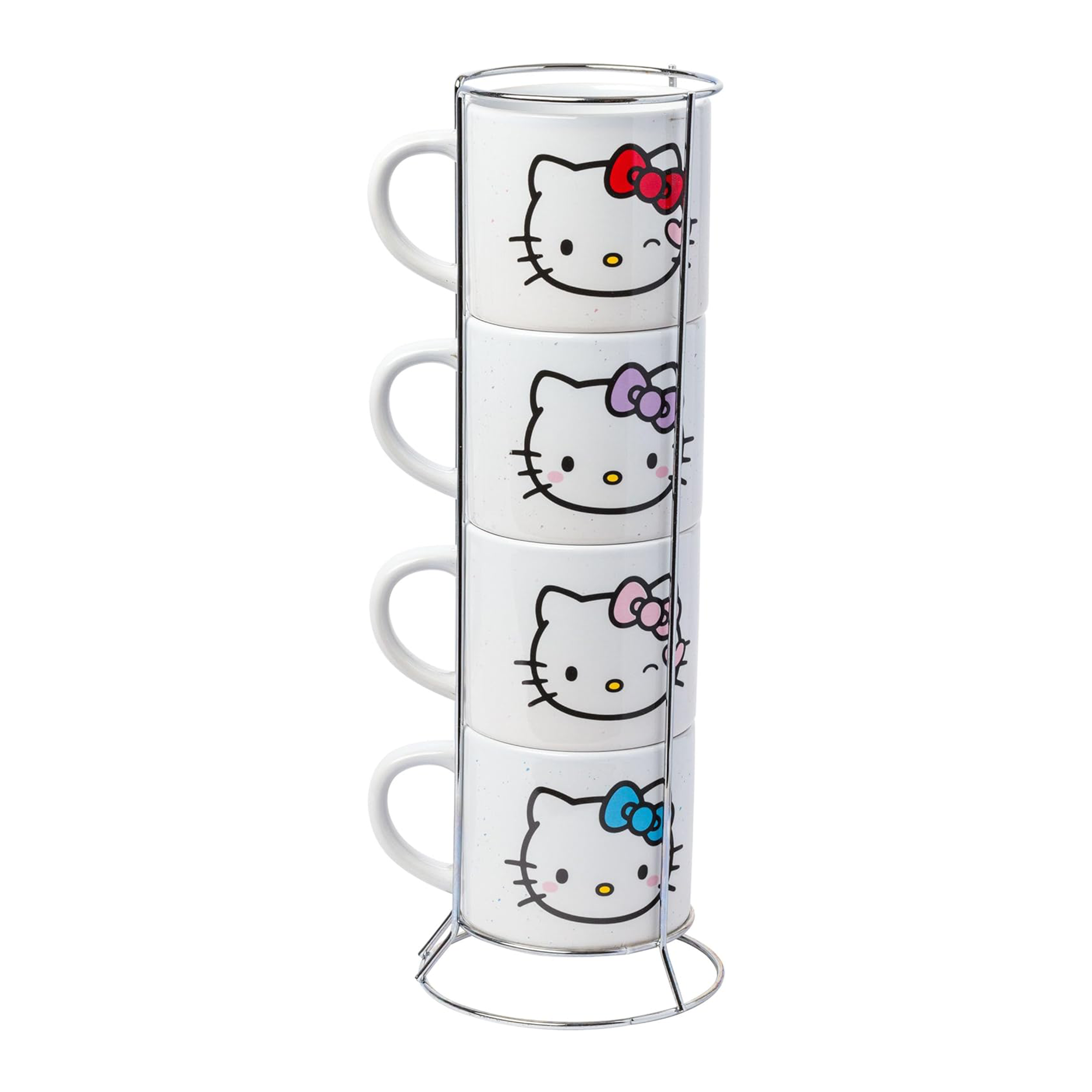 Hello Kitty Winking Hearts 5-Piece Ceramic Mug Stack Cheap Get Authentic