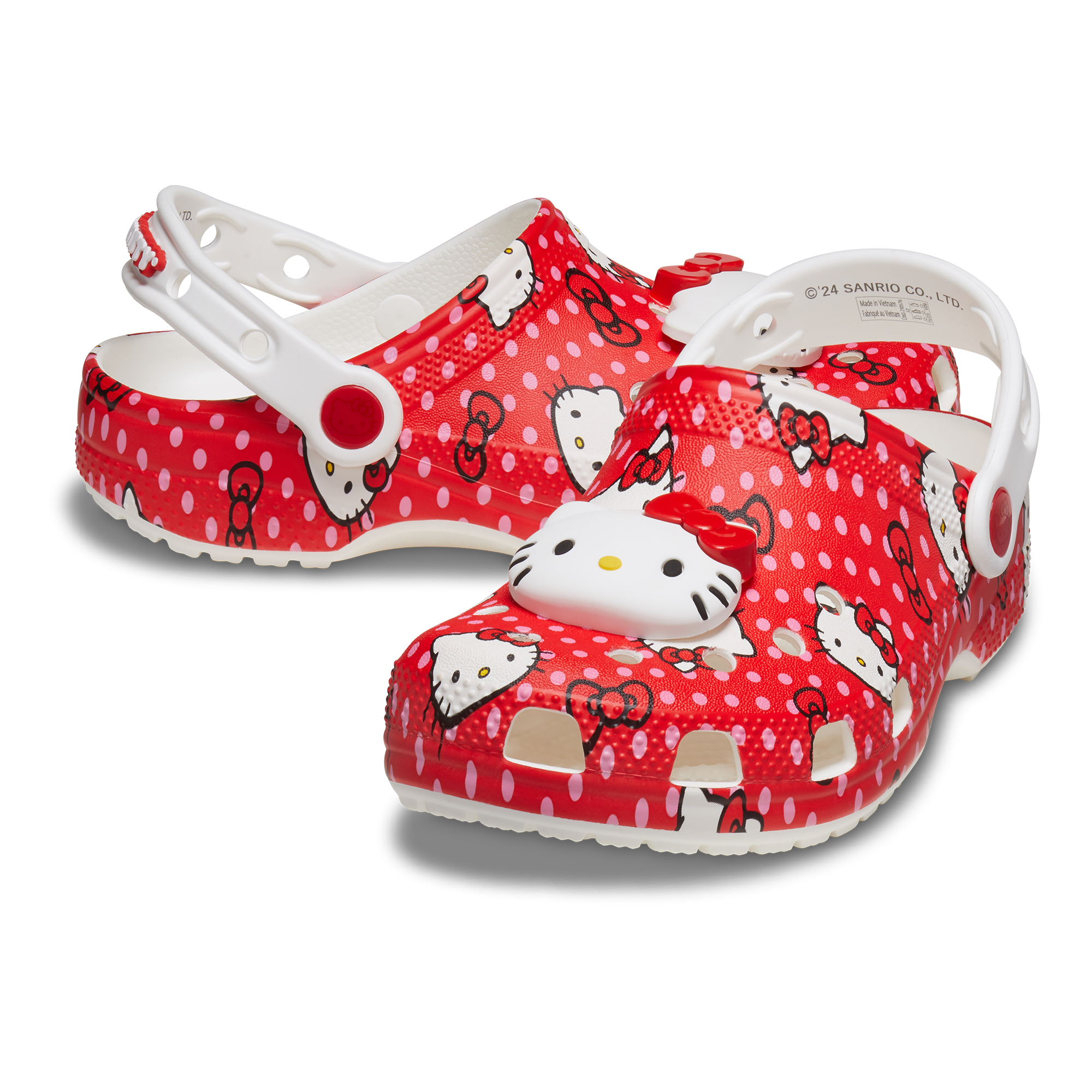Hello Kitty x Crocs Toddler Red Classic Clog Marketable For Sale
