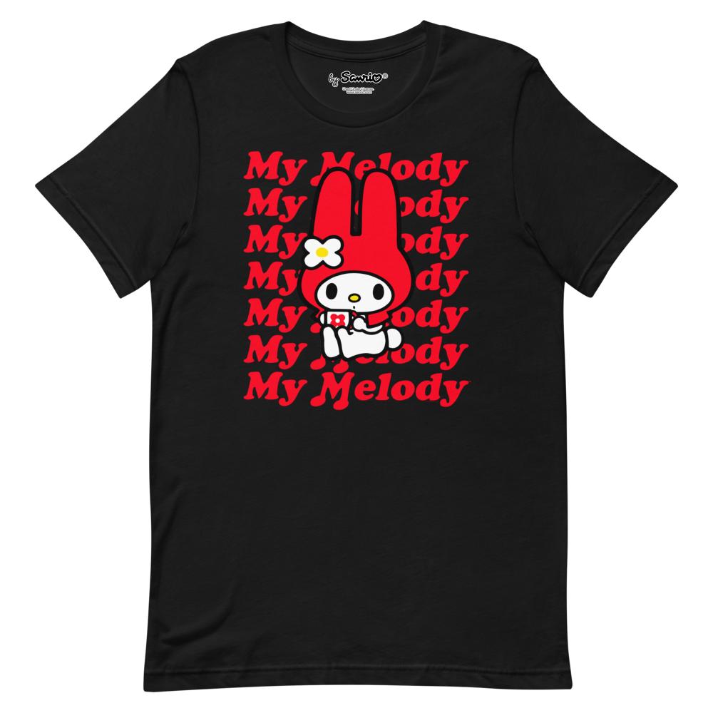 My Melody Red Logo T-Shirt Black Clearance Marketable