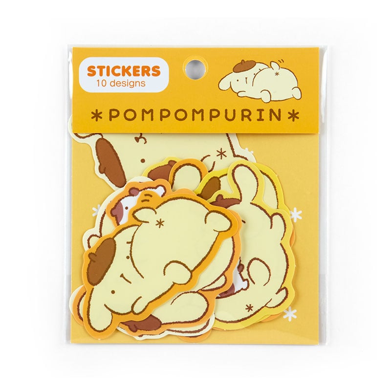 Pompompurin 10-pc Sticker Pack (Oshiri Puri Puri Purin Series) Sale Top Quality