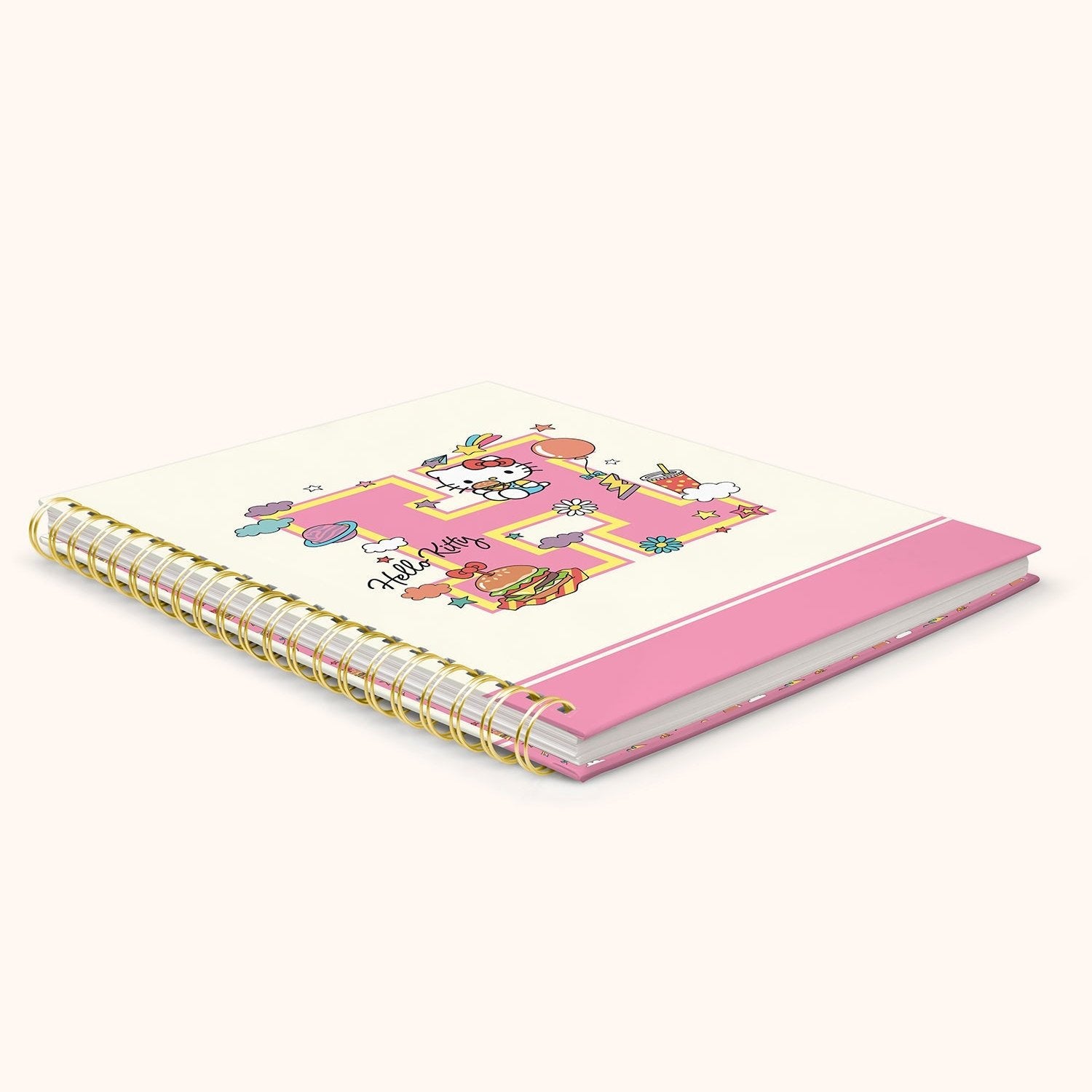 Hello Kitty x Studio Oh! College Letters Extra-Large Spiral Notebook Clearance Explore