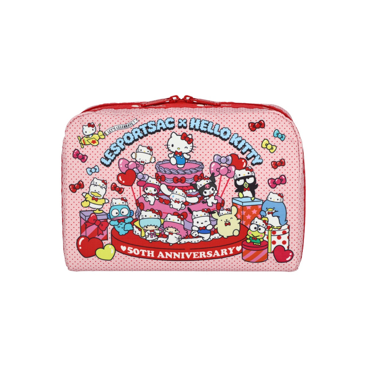 Hello Kitty x LeSportsac Extra Large Rectangular Cosmetic Bag (Party Time!) Free Shipping Outlet Locations