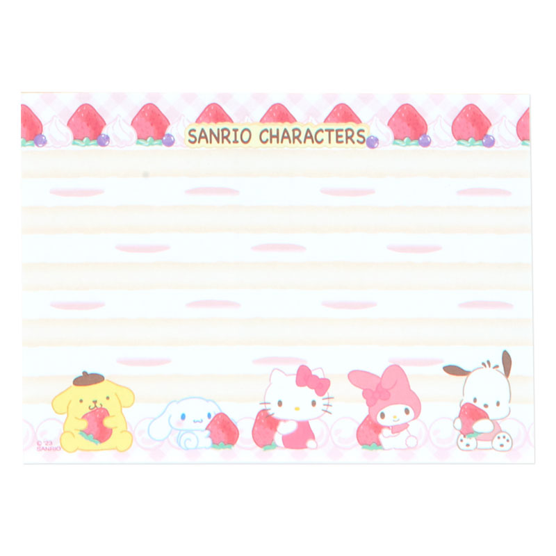 Sanrio Characters Memo Pad & Sticker Set Real Sale Online