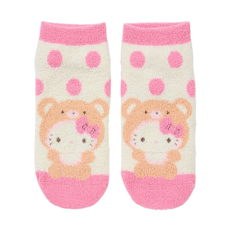 Hello Kitty Teddy Bear Cozy Ankle Socks (Pink) Discount Online