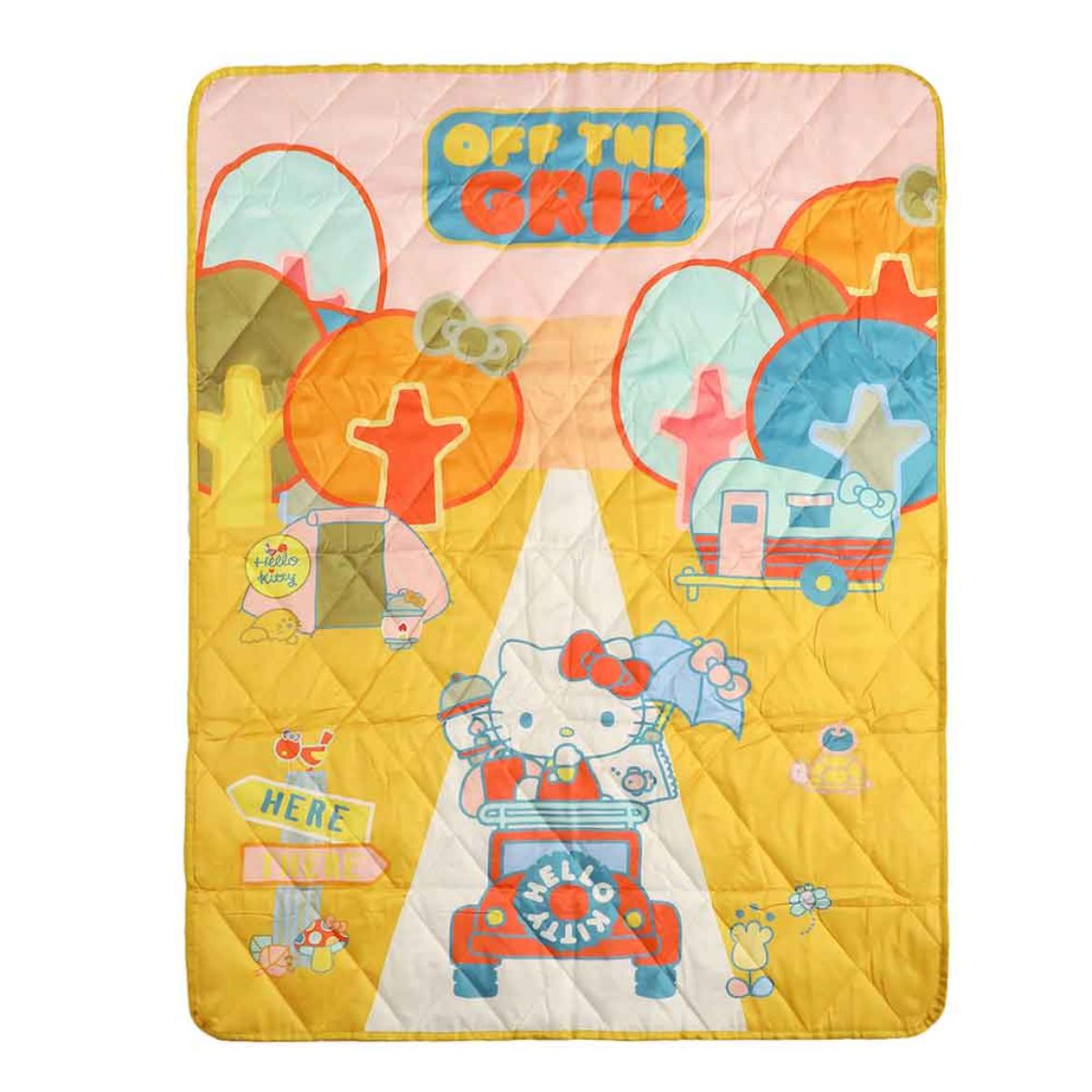 Hello Kitty Off The Grid Outdoor Throw Blanket Cheap Sale With Credit Card