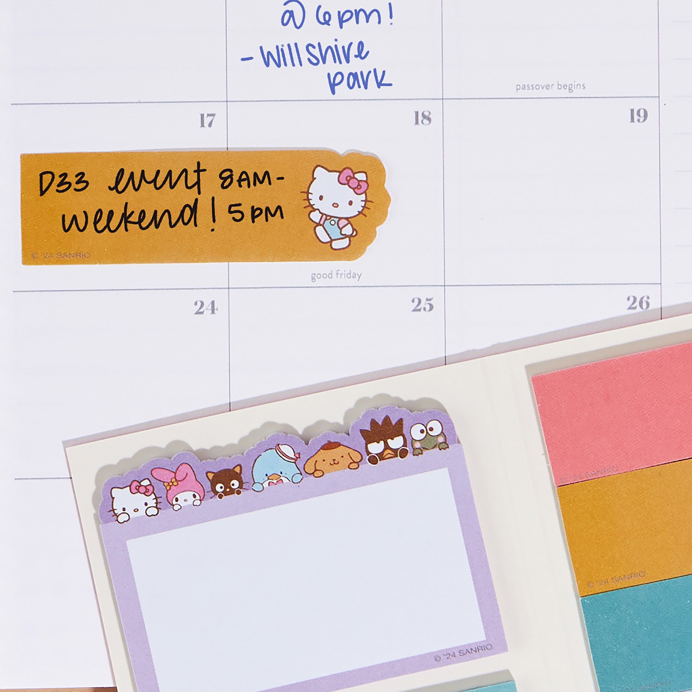 Hello Kitty and Friends x Erin Condren Sticky Note Booklet Buy Cheap Cost