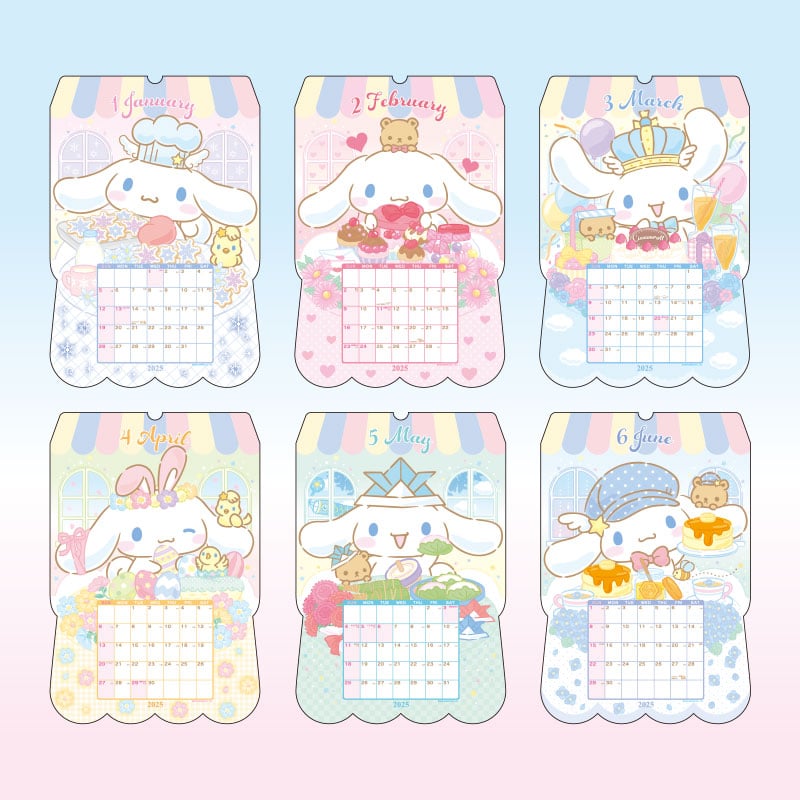 Cinnamoroll 2025 Die-Cut Wall Calendar Deals