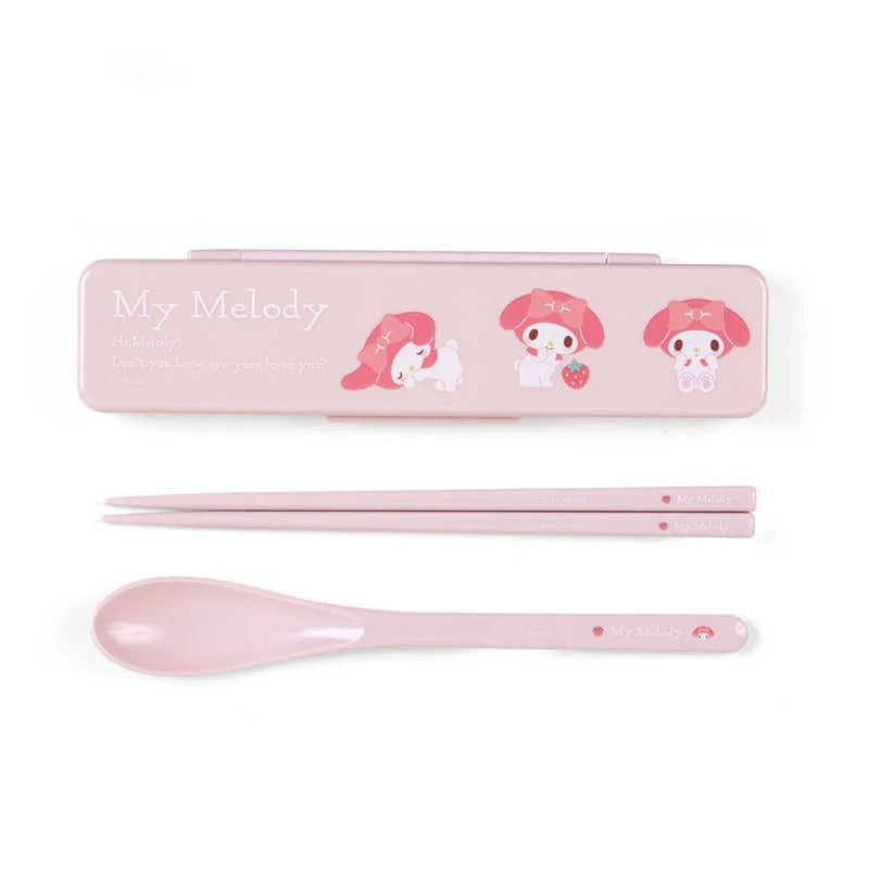 My Melody Everyday Chopsticks & Spoon Set Cheapest Pice Cheap Pice