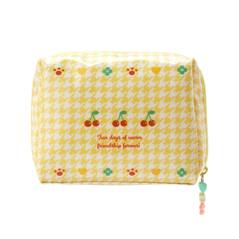 Pompompurin Zipper Pouch (Floral Houndstooth Series) Enjoy Cheap Pice