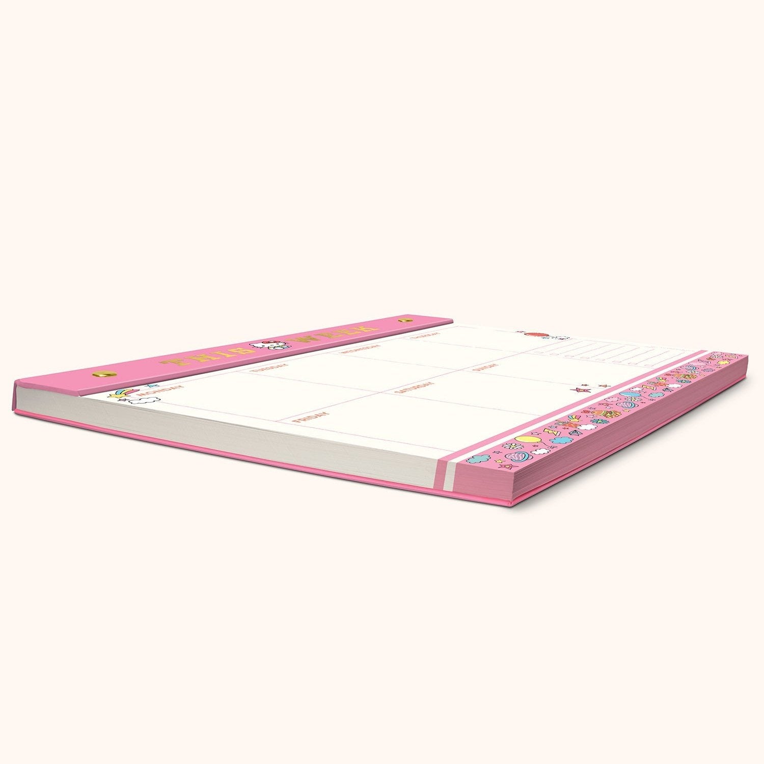 Hello Kitty x Studio Oh! College Letters Weekly Desk Pad Outlet Cheap Quality