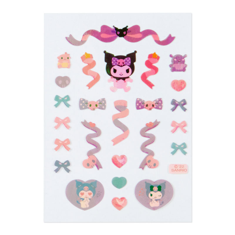 Kuromi Holographic Kawaii Stickers With Credit Card Cheap Online