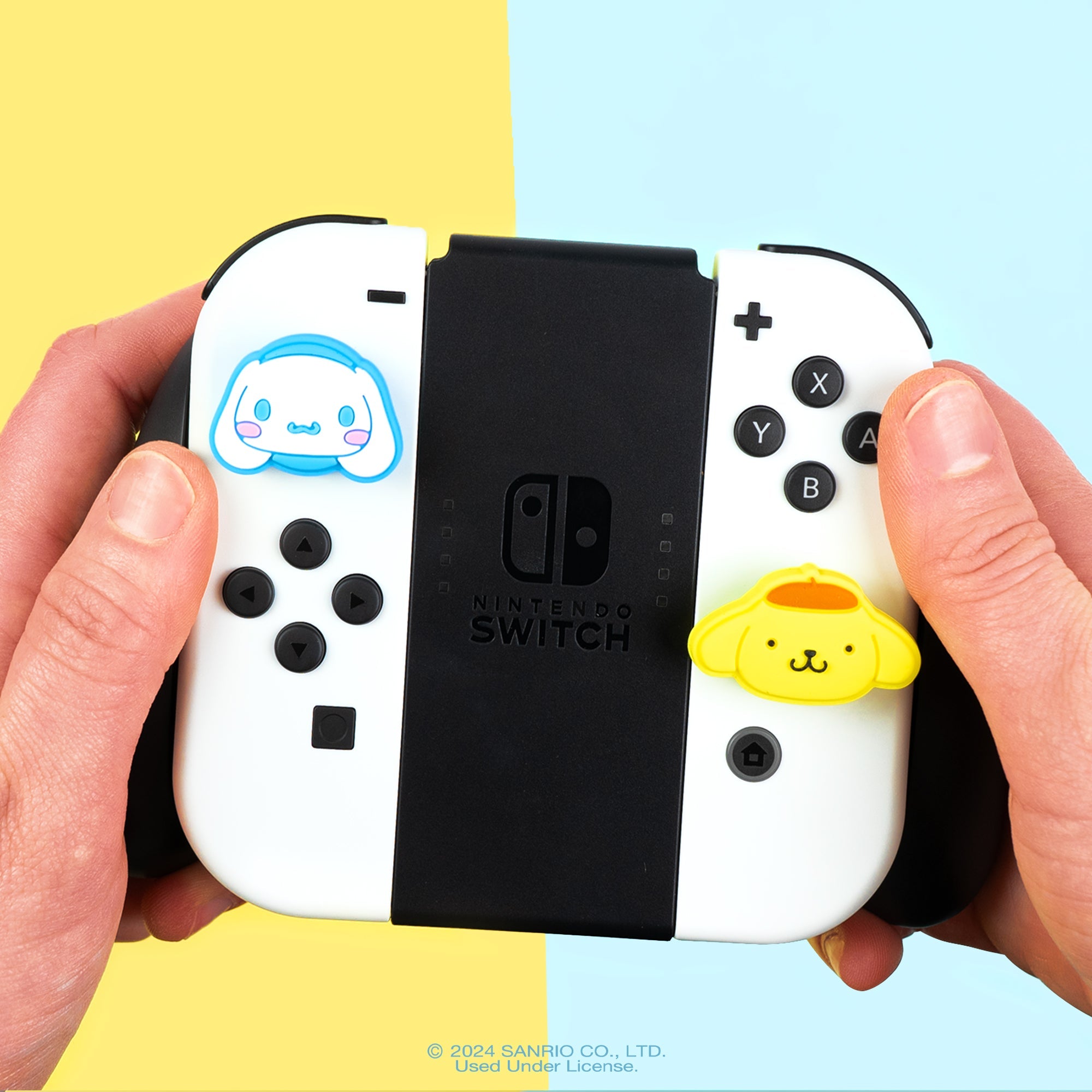 Hello Kitty and Friends Switch Grip Caps (Cinnamoroll + Pompompurin) Clearance Order