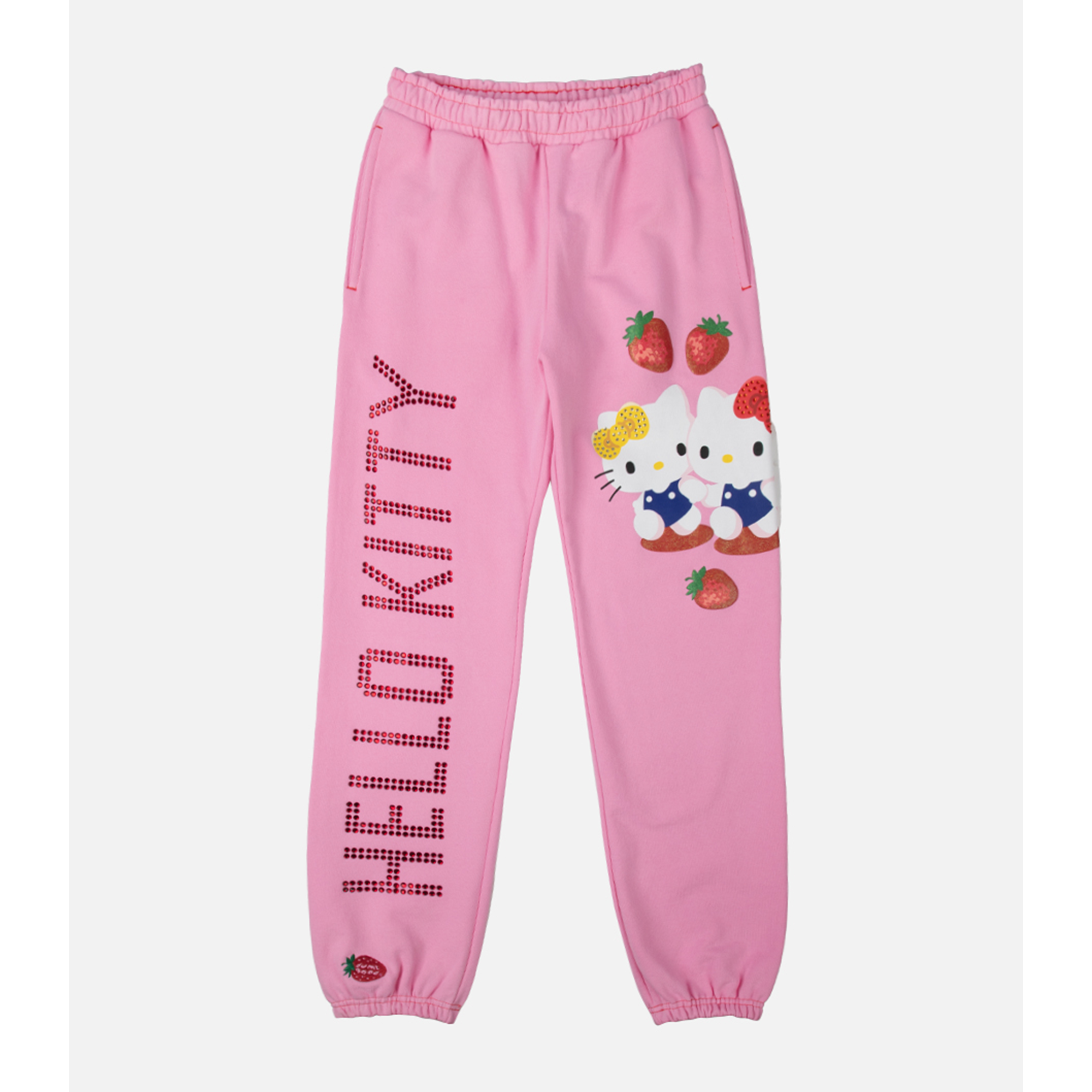 Hello Kitty x Dumbgood Pink Sweatpants (50th Anniv.) Very Cheap Sale Online