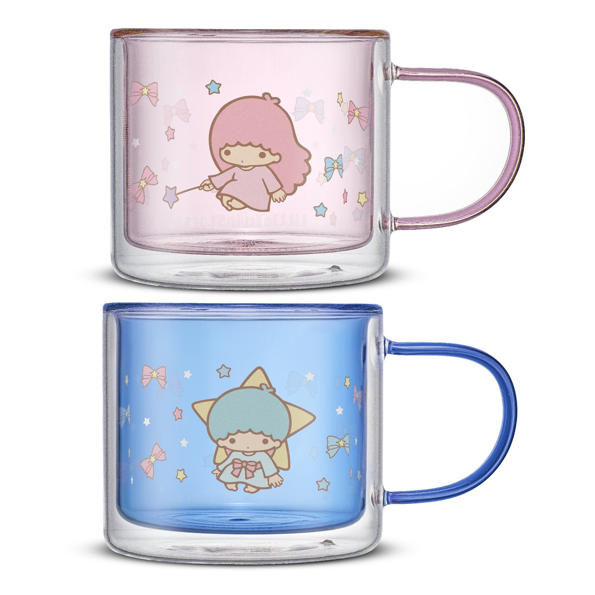 LittleTwinStars Double Wall Coffee Mugs (Set of 2) Buy Cheap Discounts