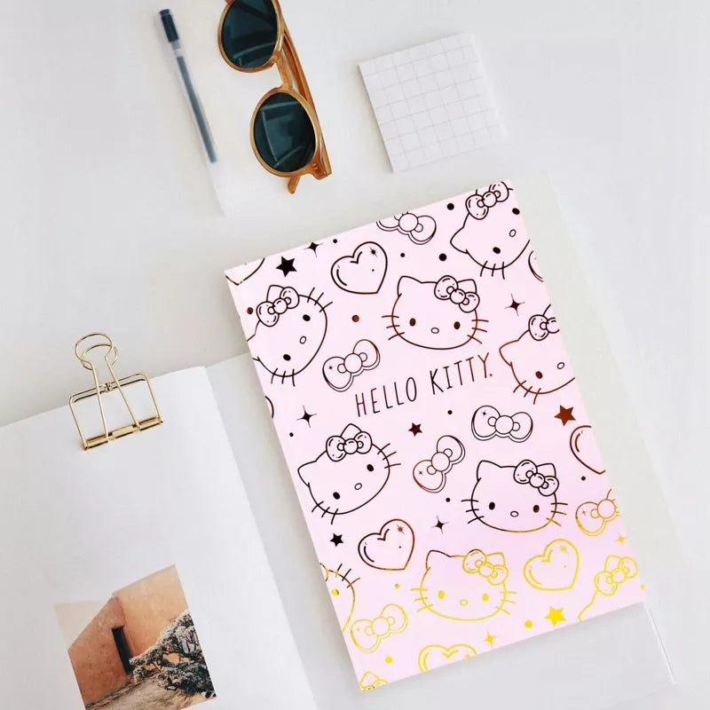 Hello Kitty Gold Foil Hardcover Journal Best Store To Get Sale Online