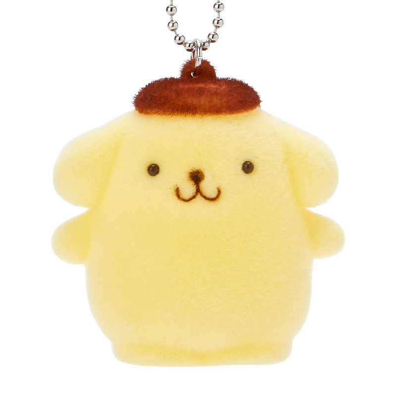 Pompompurin Flocked Keychain Mascot Discount Low Cost
