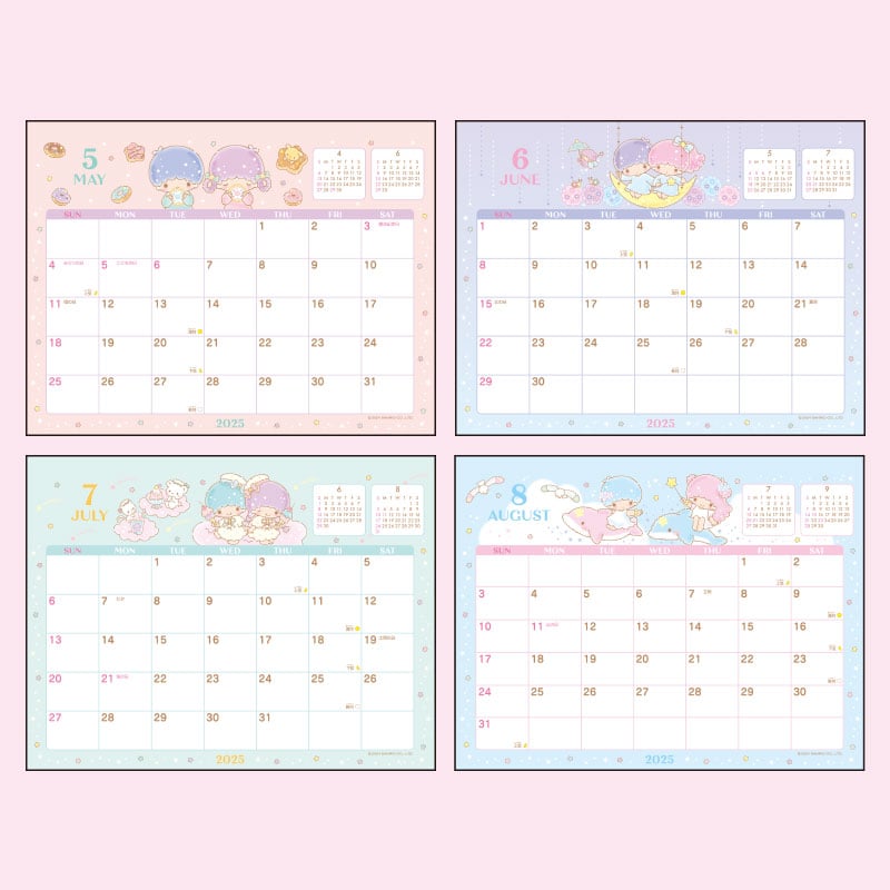 LittleTwinStars 2025 Desk Calendar Buy Cheap Latest