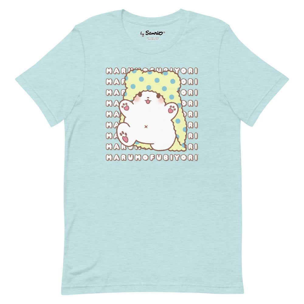 Marumofubiyori Watashi Wa T-Shirt Light Blue Sale Wholesale Pice