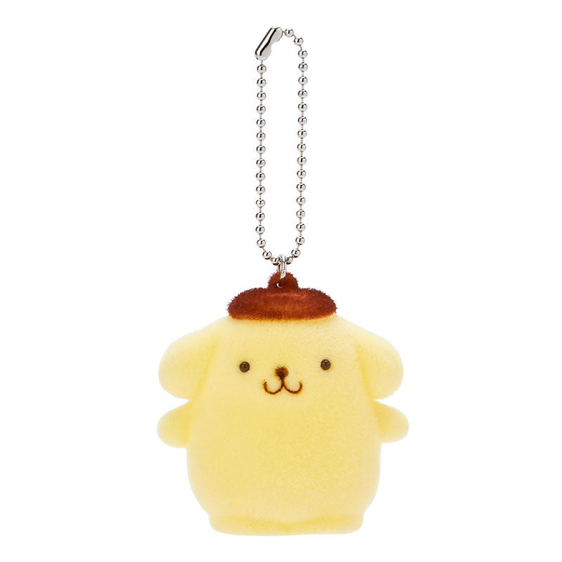 Pompompurin Flocked Keychain Mascot Discount Low Cost