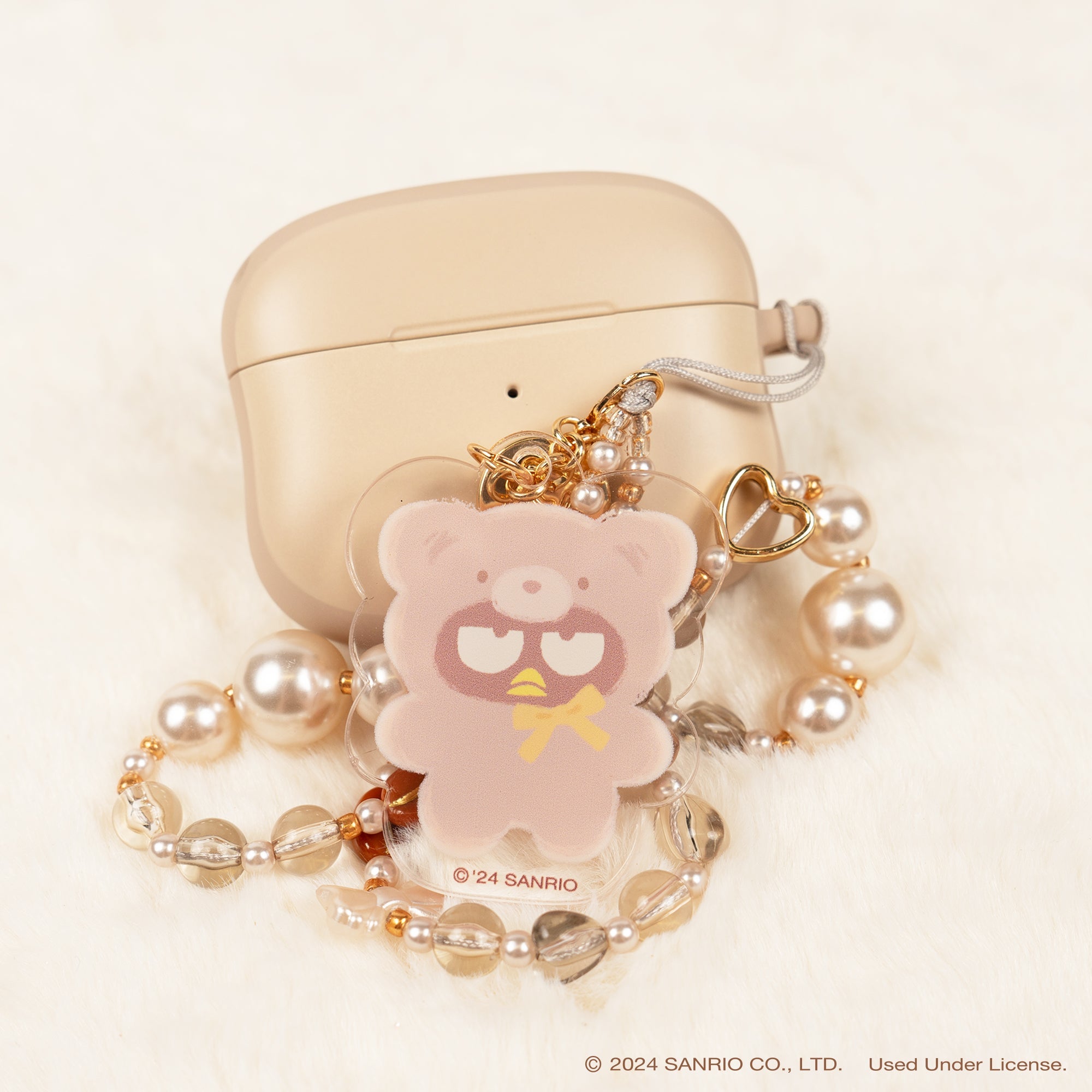 Badtz-maru Latte Bear Beaded Charm Mobile Phone Wrist Strap Outlet Fashionable