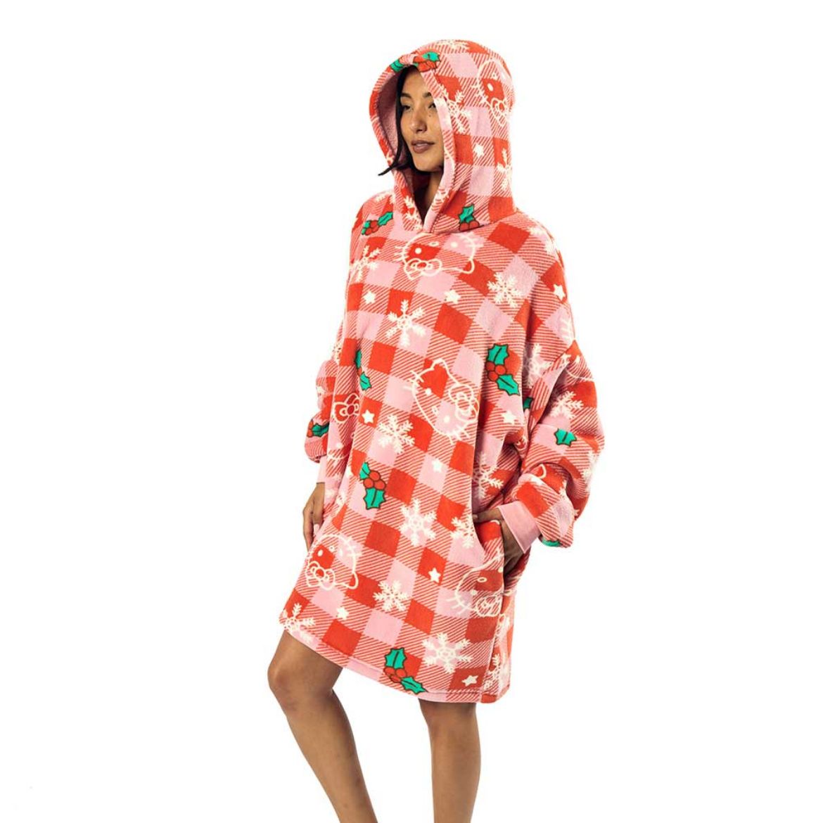Hello Kitty Winter Plaid Lounge Hoodie Buy Cheap Best Store To Get