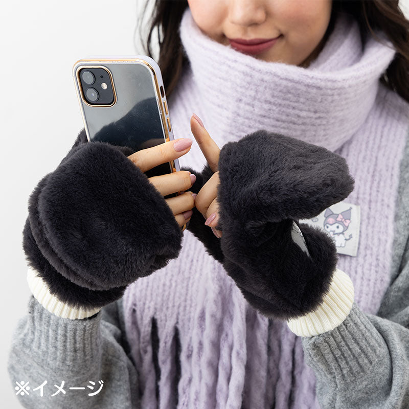 Kuromi 2-Way Cozy Mittens Outlet Original