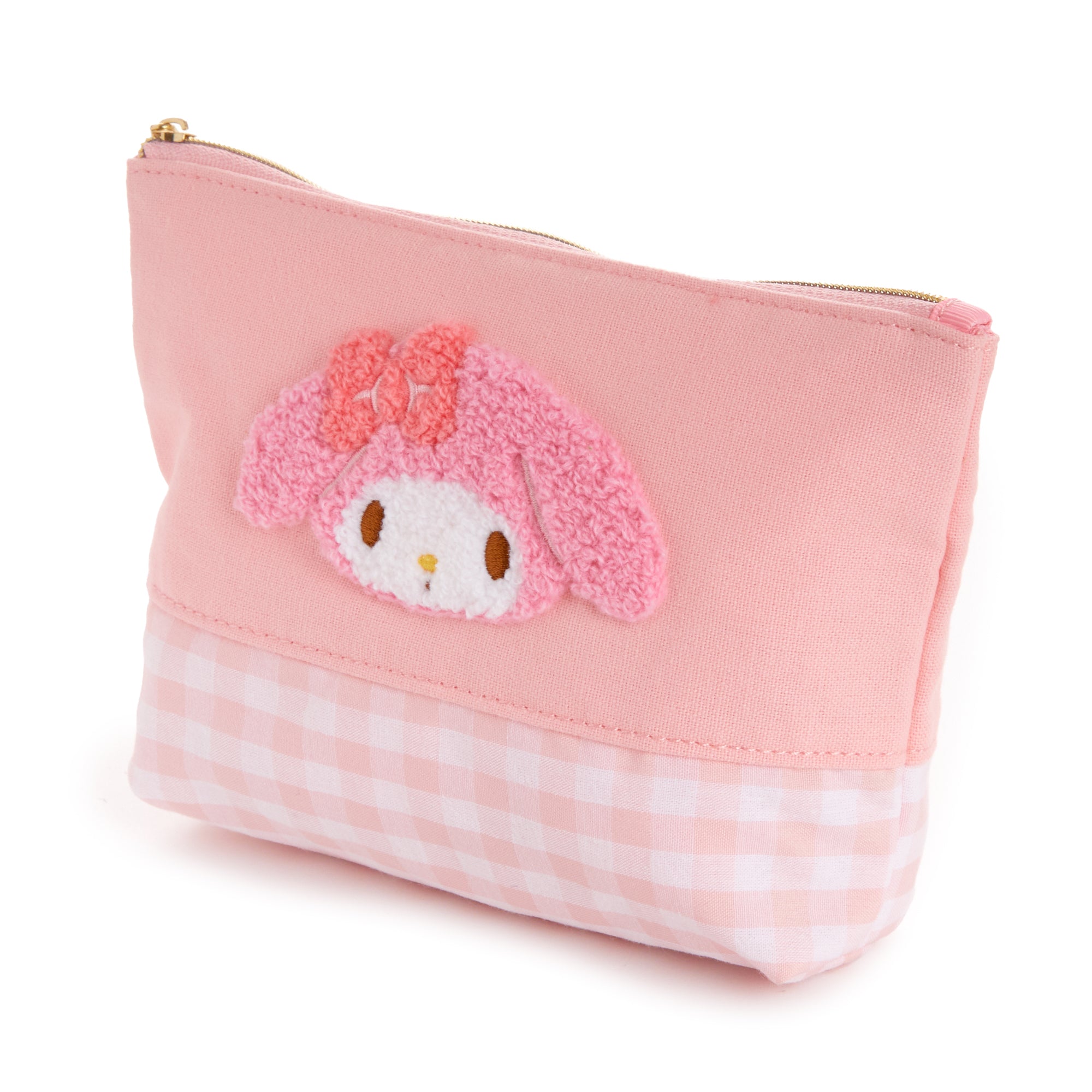 My Melody Chenille Gingham Zipper Pouch Sale View