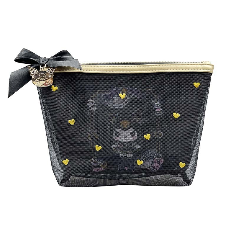 Kuromi Mesh Zipper Pouch (Fancy Ribbons Series) Real For Sale