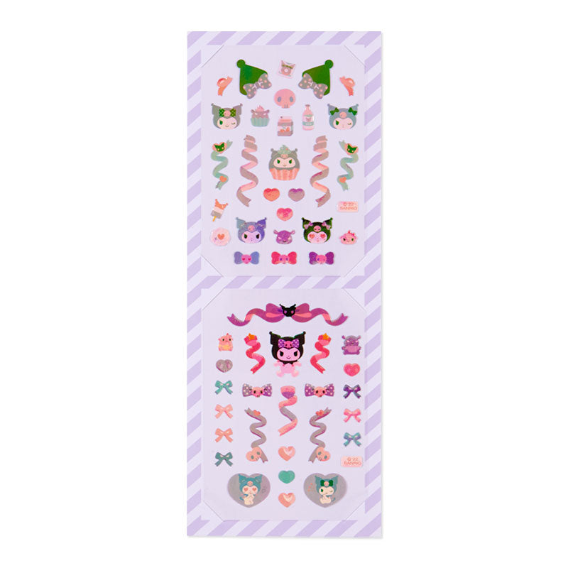 Kuromi Holographic Kawaii Stickers With Credit Card Cheap Online