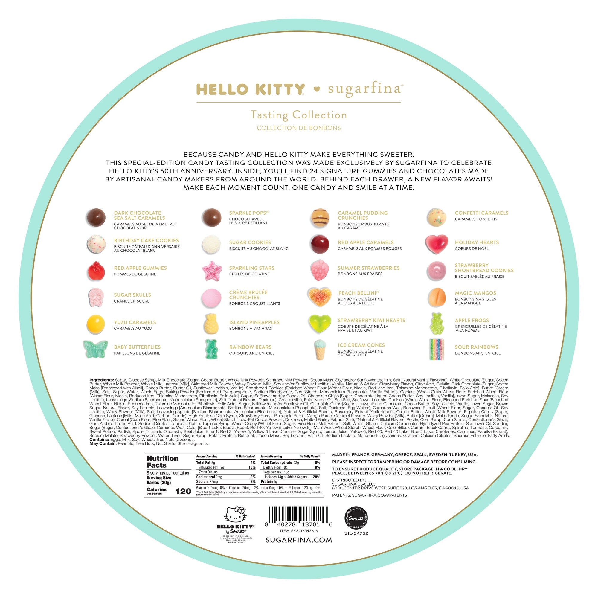 Hello Kitty x Sugarfina Holiday Candy Advent Calendar Best Wholesale Sale Online