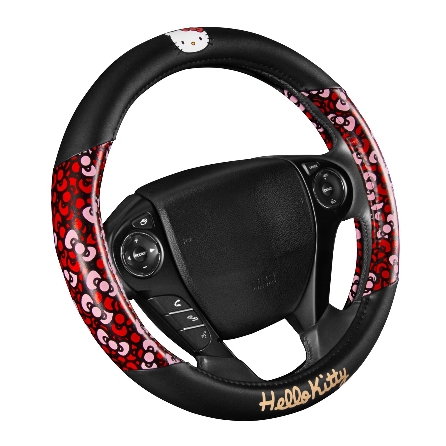 Hello Kitty Red Bow Steering Wheel Cover Shipping Discount Authentic