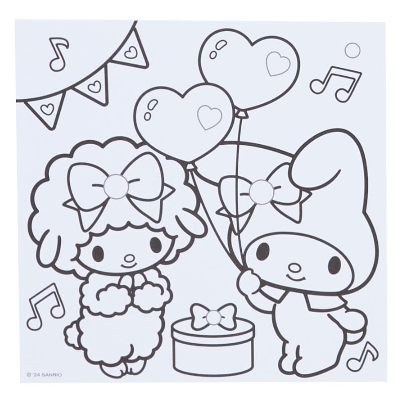 Sanrio Characters Mini Coloring & Sticker Set Very Cheap Pice