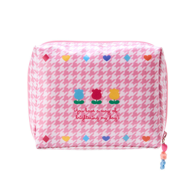 Hello Kitty Zipper Pouch (Floral Houndstooth Series) Geniue Stockist Cheap Online