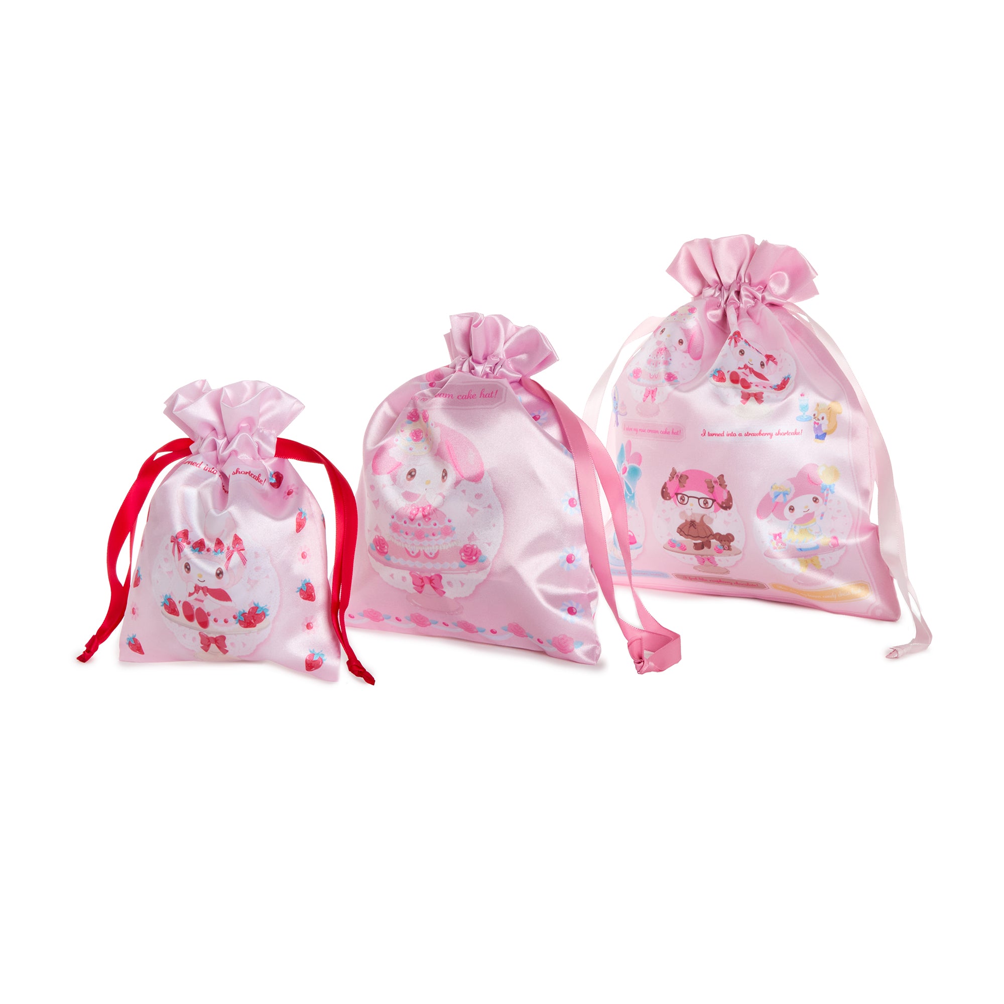 My Melody Drawstring Bag Set (Sweet Lookbook Series) Cheap For Cheap