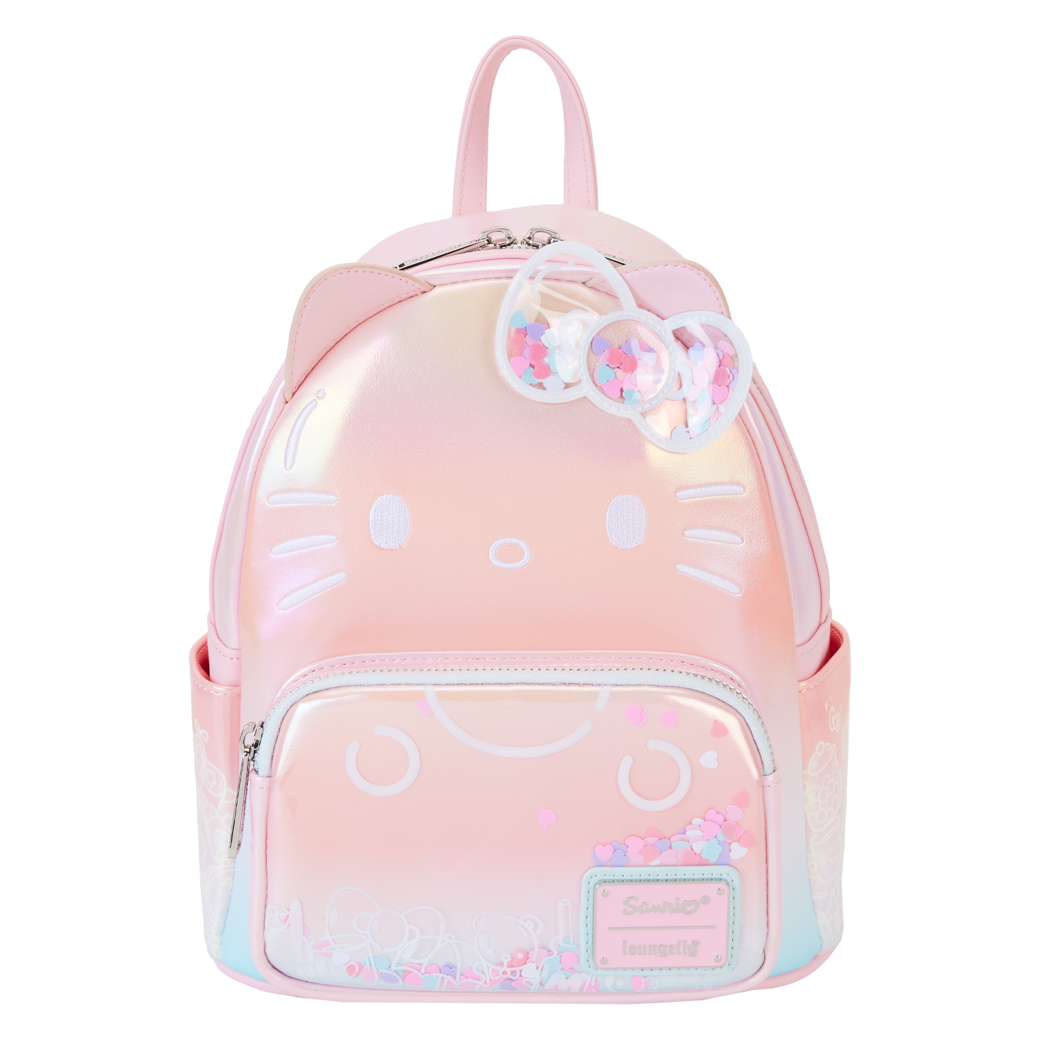 Hello Kitty x Loungefly 50th Anniv. Clear & Cute Mini Backpack Free Shipping Order