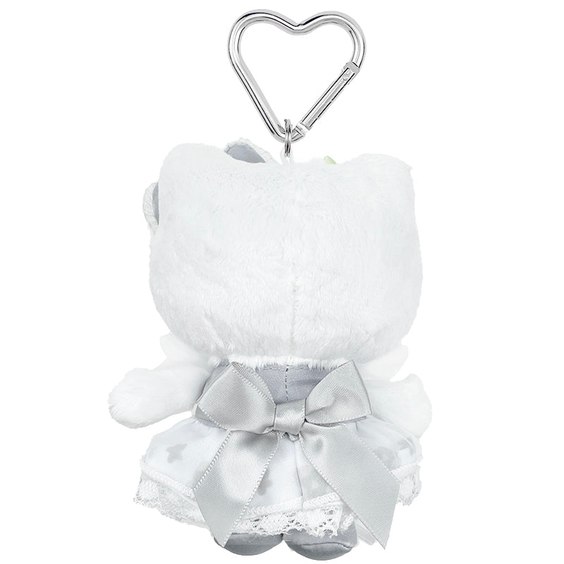 Hello Kitty Silver Plush Mascot Keychain (50th Anniv. Floral Series) Clearance Cheap Real