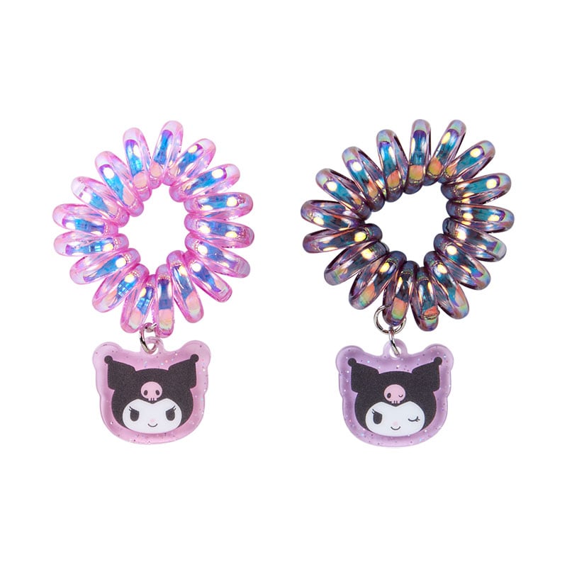 Kuromi Spiral Hair Ties (Set of 2) Cheap Sale Big Discount