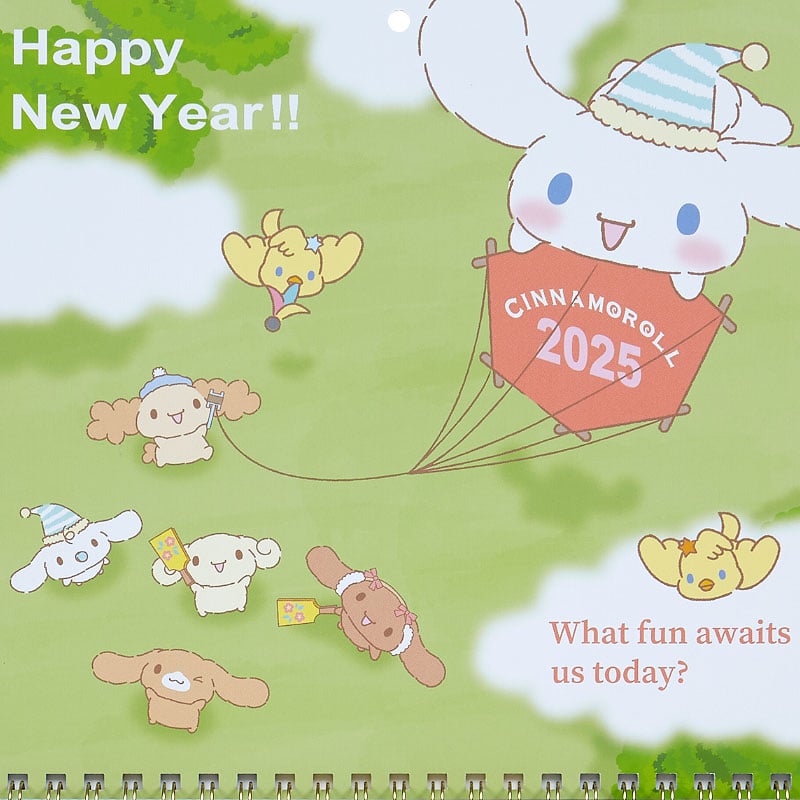 Cinnamoroll 2025 Wall Calendar In China Online