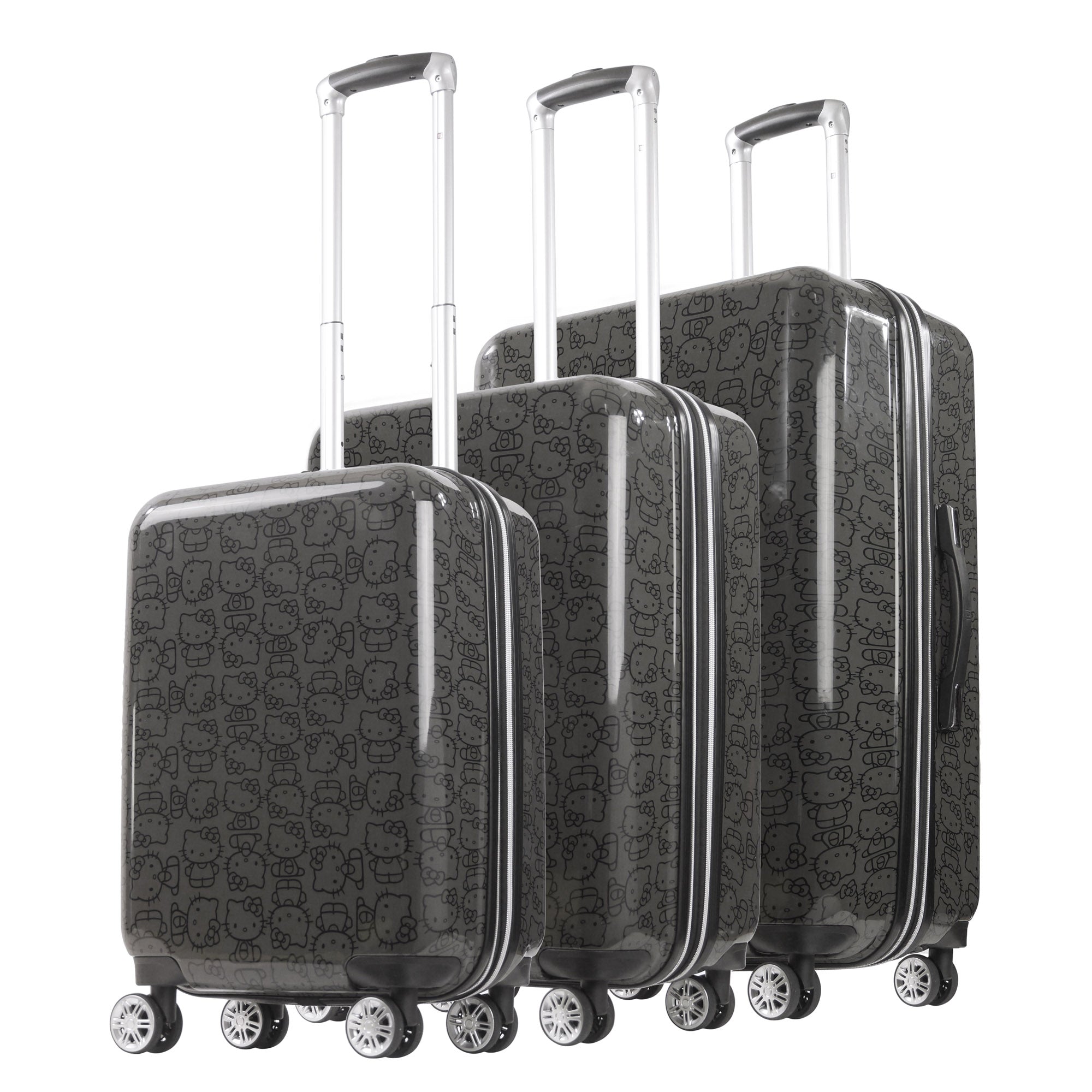 Hello Kitty x FUL Pose 3-Pc Hardshell Luggage (Black) Recommend Sale Online