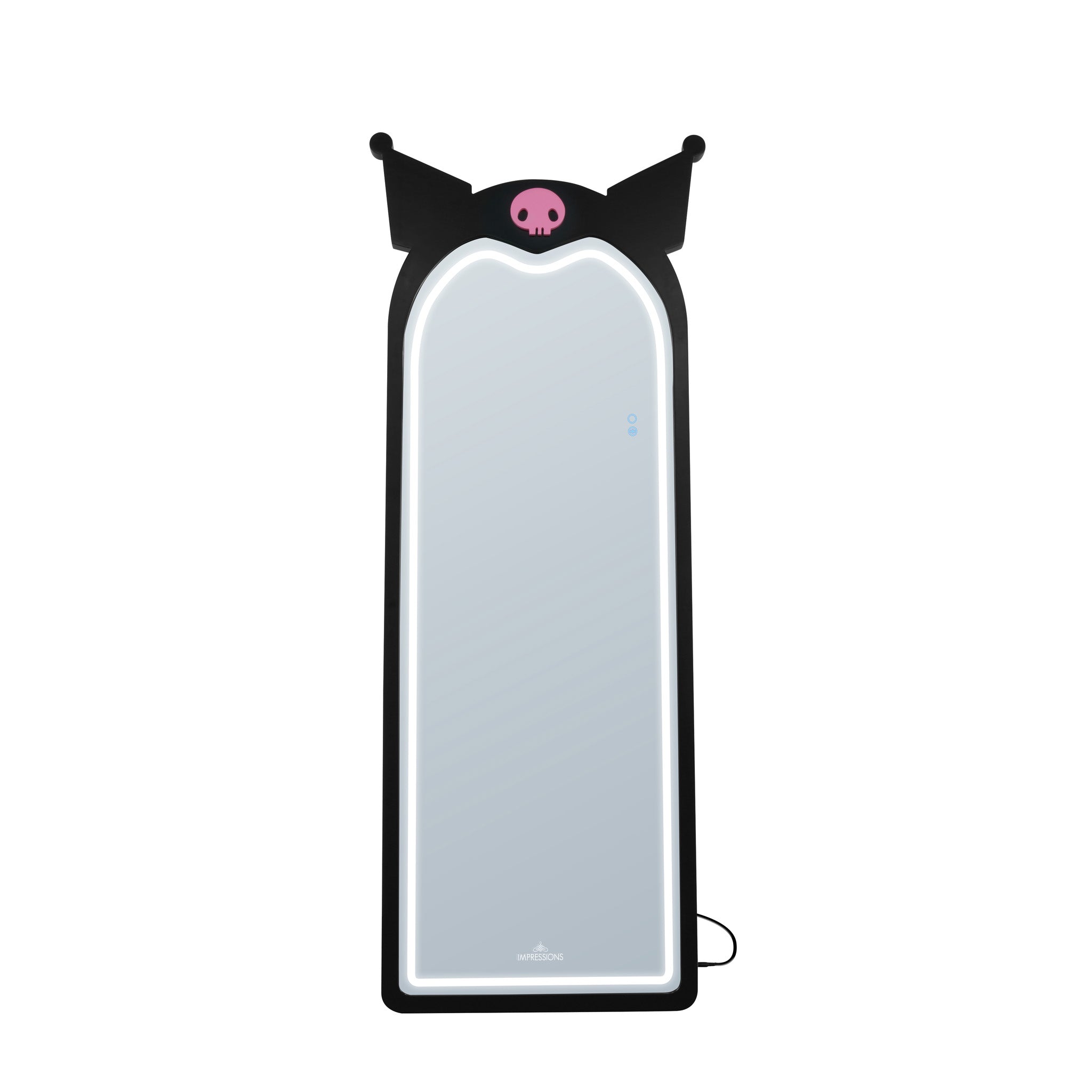 Kuromi x Impressions Vanity Arch RGB Full Length Mirror With Credit Card For Sale