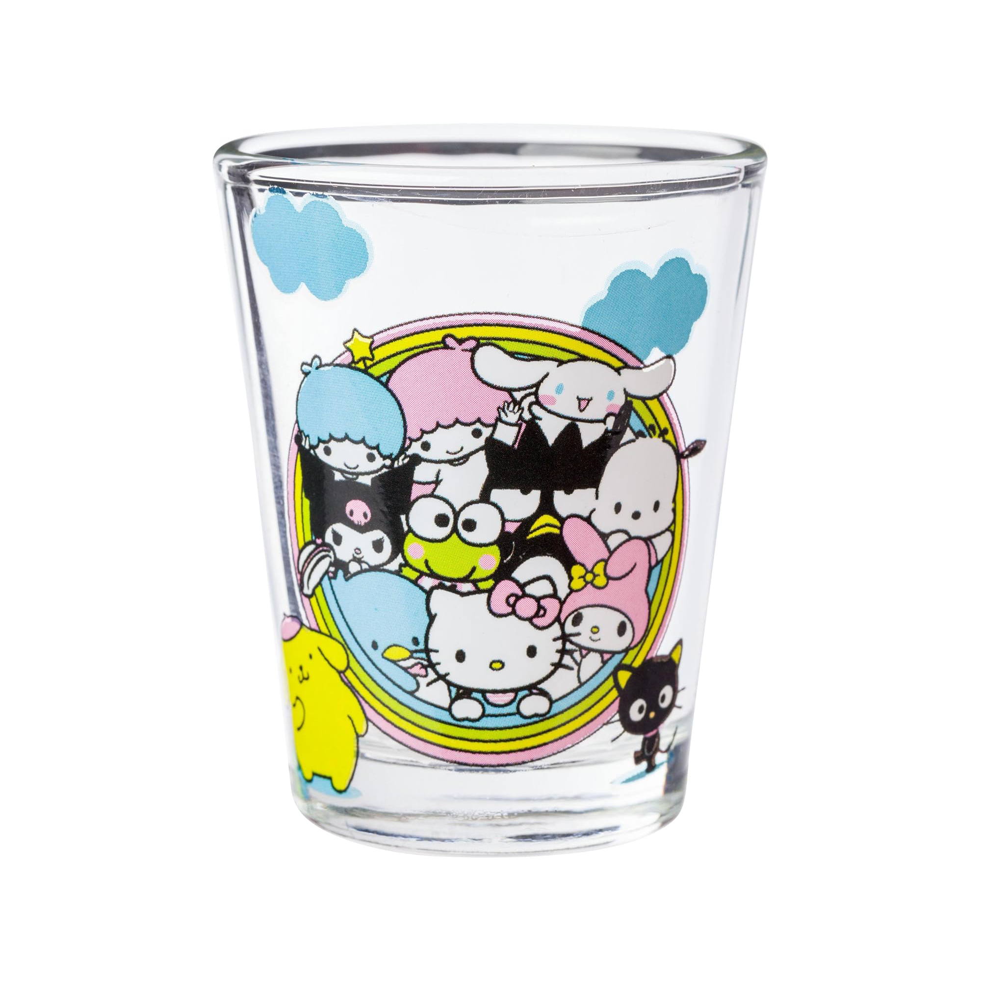 Hello Kitty and Friends Mini Glass 4-Piece Set (Rainbows) Cost Cheap Pice