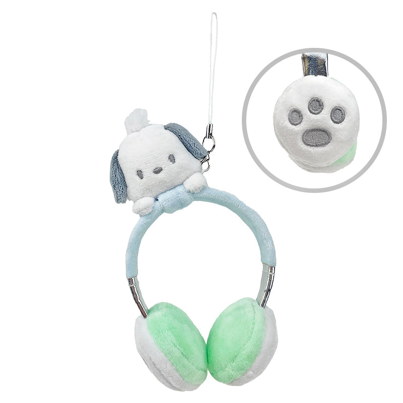 Pochacco Plush Headphones Bag Charm Sale Sast