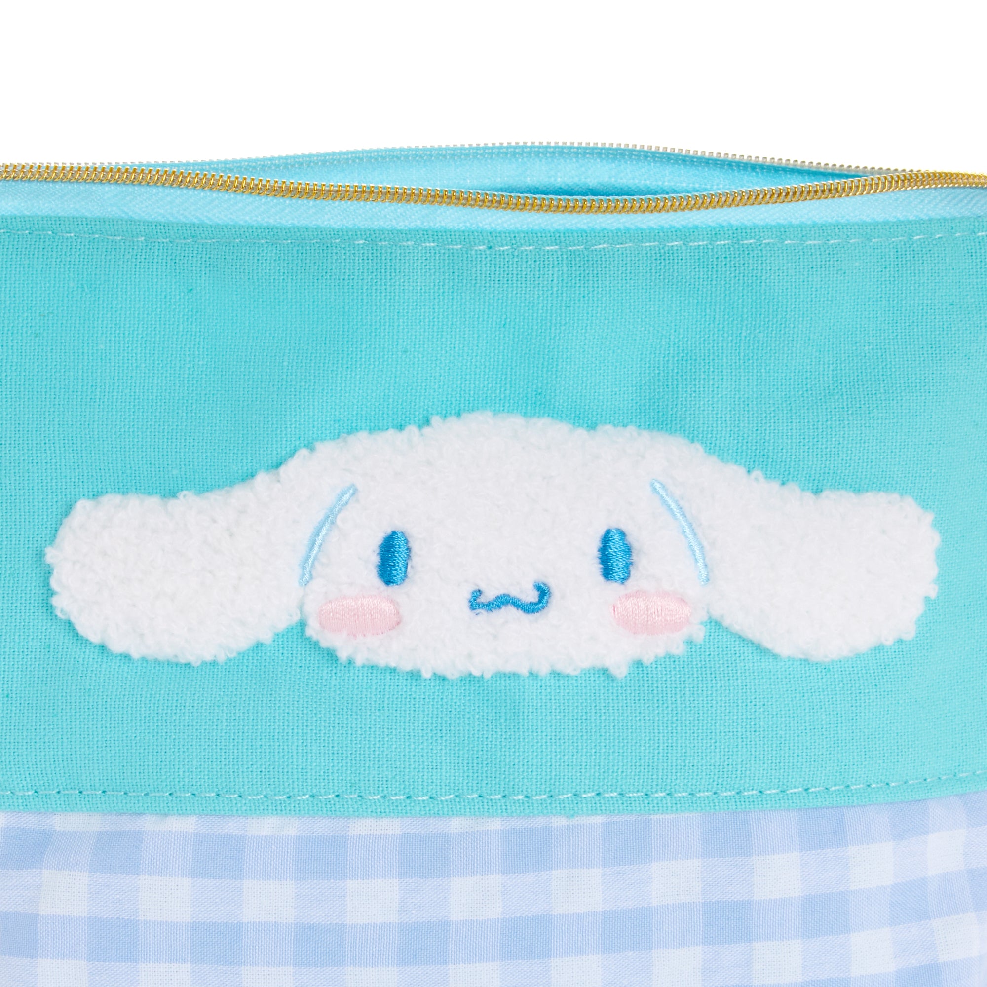Cinnamoroll Chenille Gingham Zipper Pouch Clearance Online Online